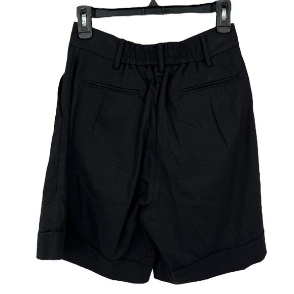 Faithfull the Brand shorts Roma Campania pleated black size 4 Small - Picture 6 of 6